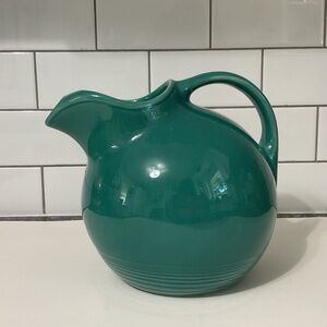 VTG Harlequin Service Water Ball Pitcher in Original Spruce Green Glaze